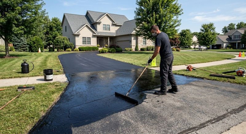 Residential Driveway Sealcoating in Grand Rapids, MI