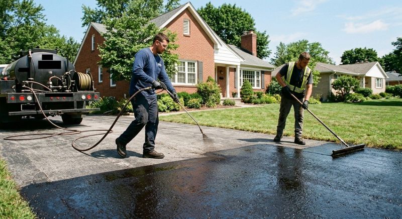 Tar Driveway Sealing in Tampa, FL